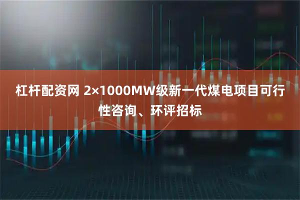杠杆配资网 2×1000MW级新一代煤电项目可行性咨询、环评招标